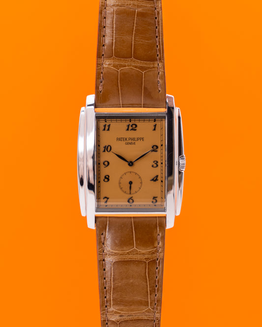 Patek Phillippe 34mm 5124G Gondolo White Gold Salmon DIal