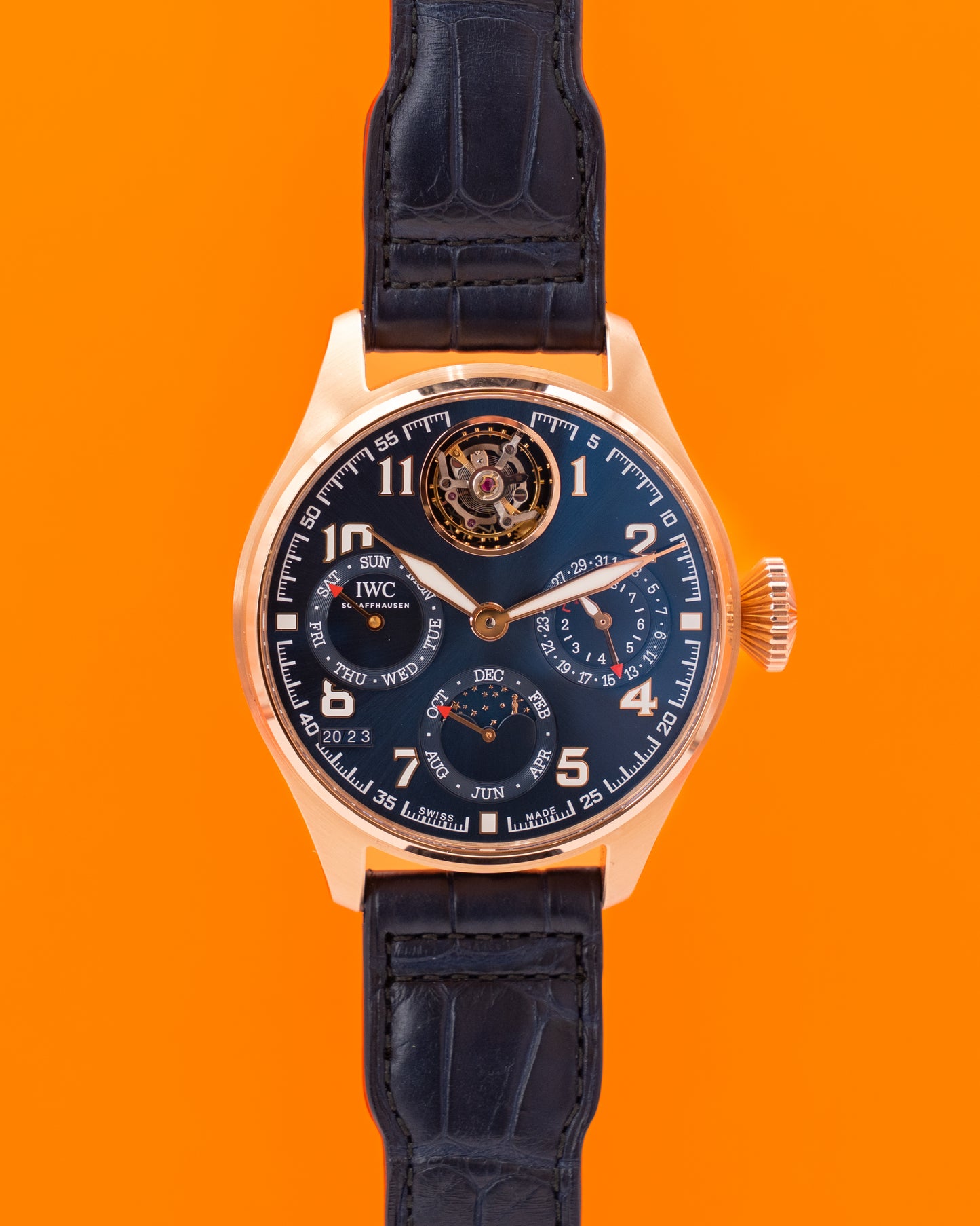 IWC Big Pilot's Watch 46mm IW504803 Rose Gold Perpetual Calendar Tourbillon Le Petit Prince 2022
