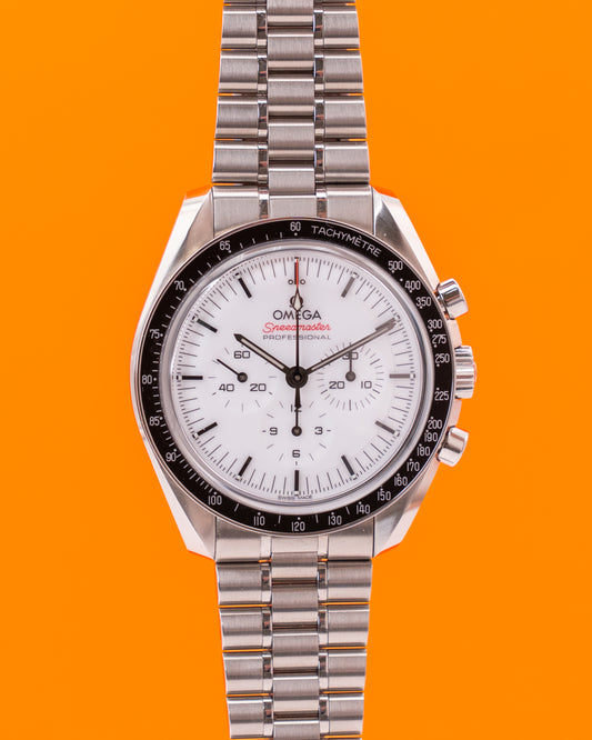 Omega Speedmaster 42mm 310.30.42.50.04.001 White Dial Professional Moonwatch Open Date