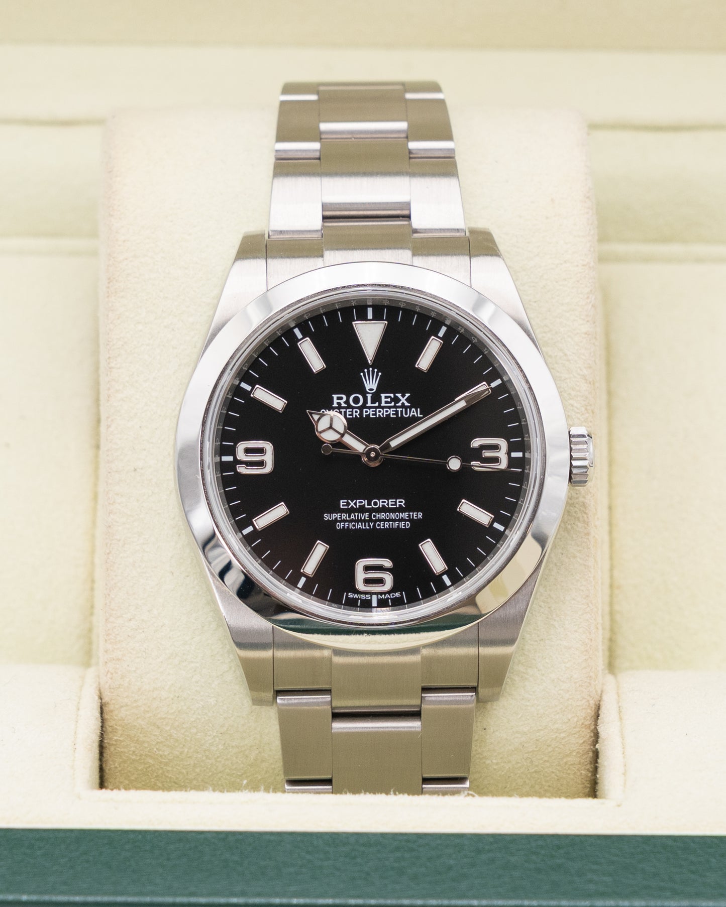 Rolex Explorer 39mm 214270 Black Dial White Numerals 2018