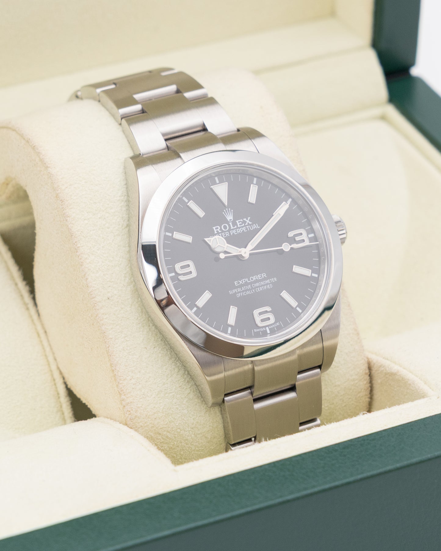 Rolex Explorer 39mm 214270 Black Dial White Numerals 2018