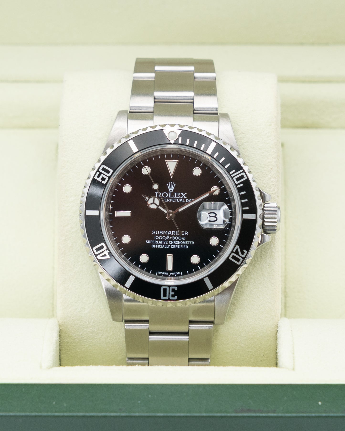 Rolex Submariner Date 40mm 16610 Aluminum Black 2008