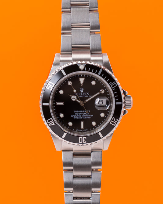 Rolex Submariner Date 40mm 16610 Aluminum Black 2008