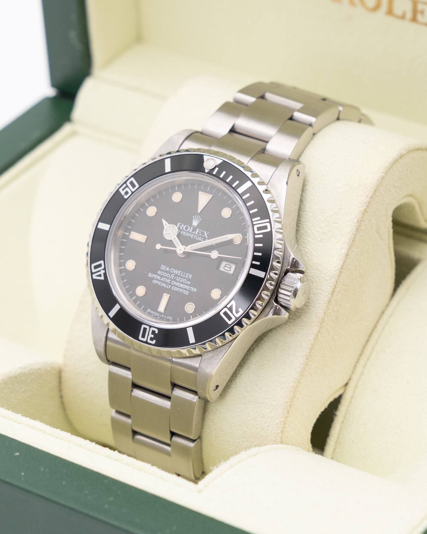 Tropical Rolex Seadweller 40mm 16660 Black Serviced By Rolex in 2015
