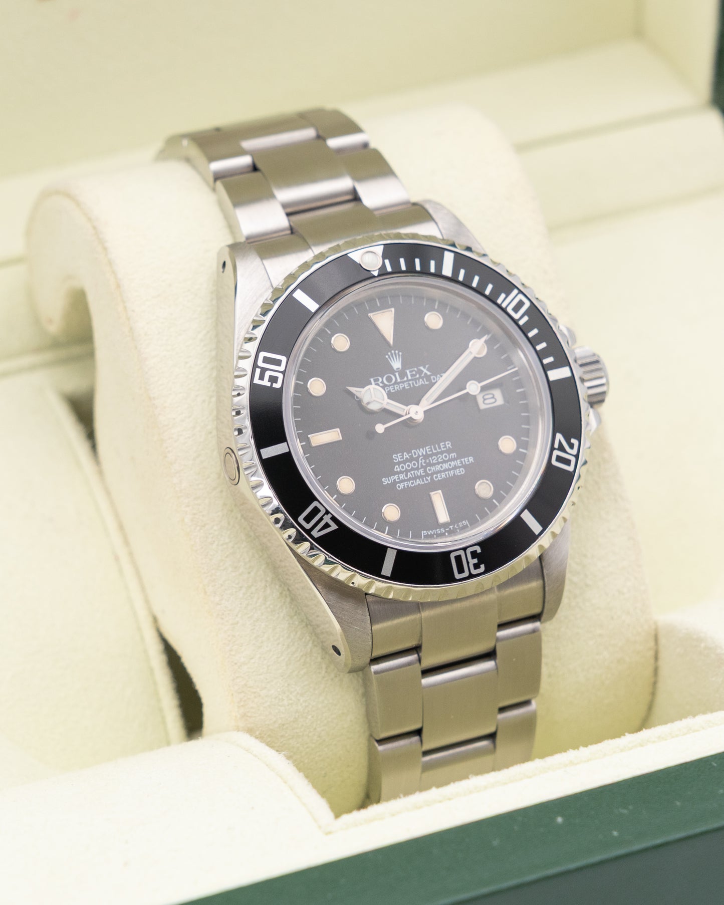 Tropical Rolex Seadweller 40mm 16660 Black Serviced By Rolex in 2015