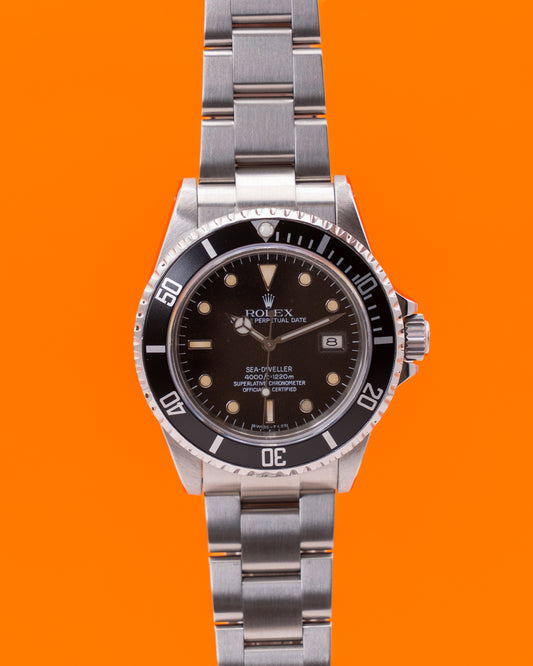 Tropical Rolex Seadweller 40mm 16660 Black Serviced By Rolex in 2015