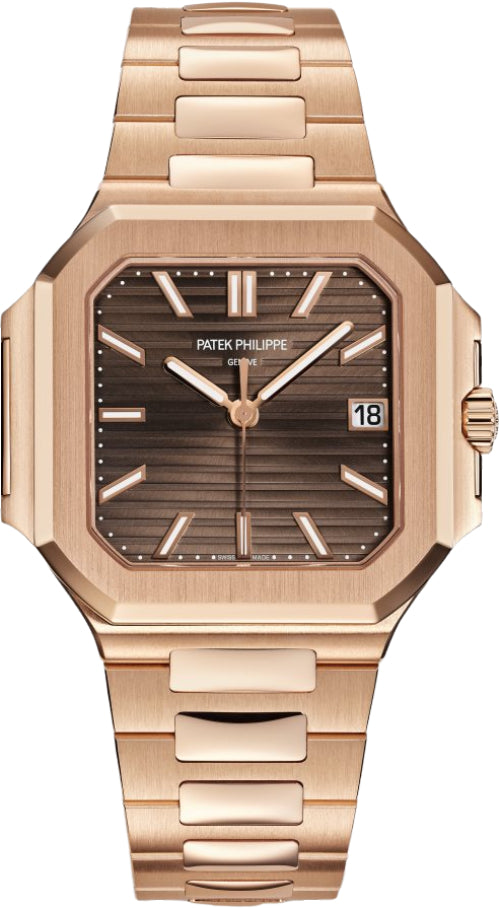 Patek Philippe Cubitus Rose Gold Brown Dial 40mm -  7128/1R-001 - 2025
