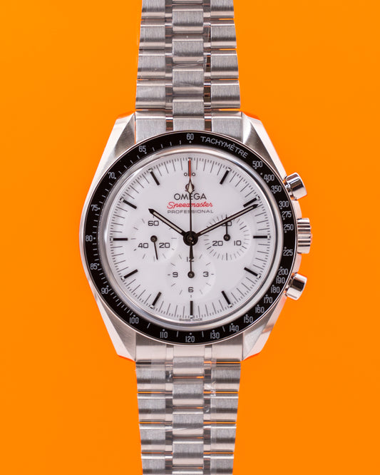 UNWORN FULLY STICKERED Omega Speedmaster White 42mm 310.30.42.50.04.001 Moonwatch Professional 2025