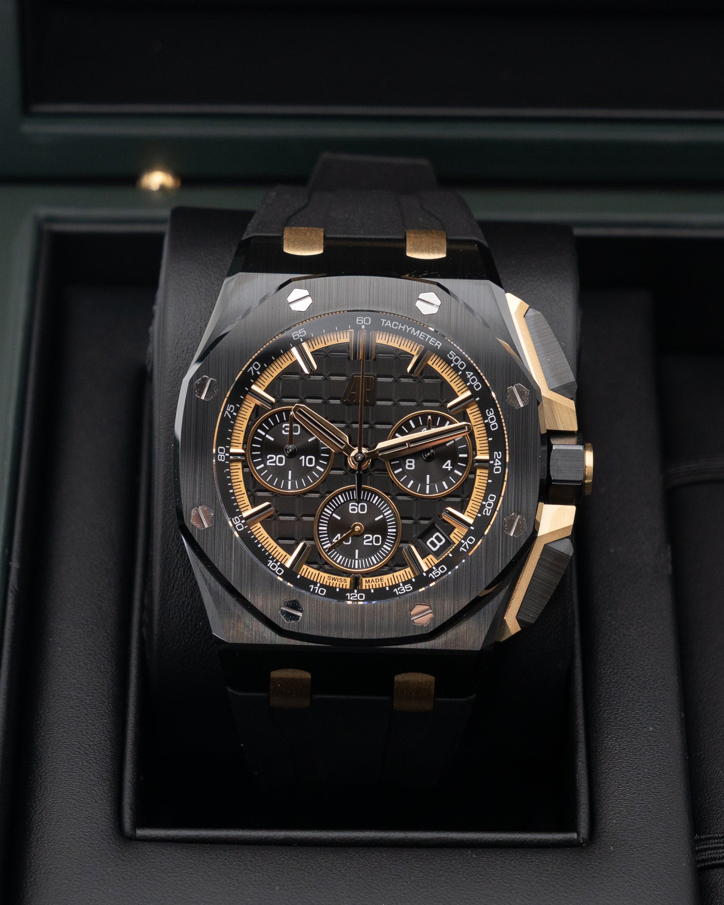 Audemars Piguet Royal Oak Offshore 43mm 26420CE.OO.A127CR.01 Yellow Gold Black Ceramic Chronograph
