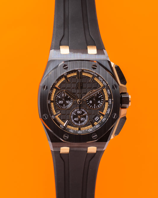 Audemars Piguet Royal Oak Offshore 43mm 26420CE.OO.A127CR.01 Yellow Gold Black Ceramic Chronograph