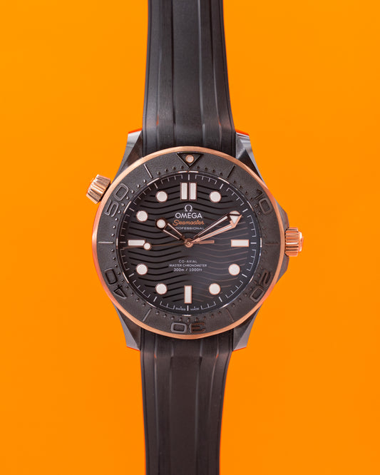 Omega Seamaster Professional 300 43.5mm 210.62.44.20.01.001 Black Ceramic Two Tone Diver 2022