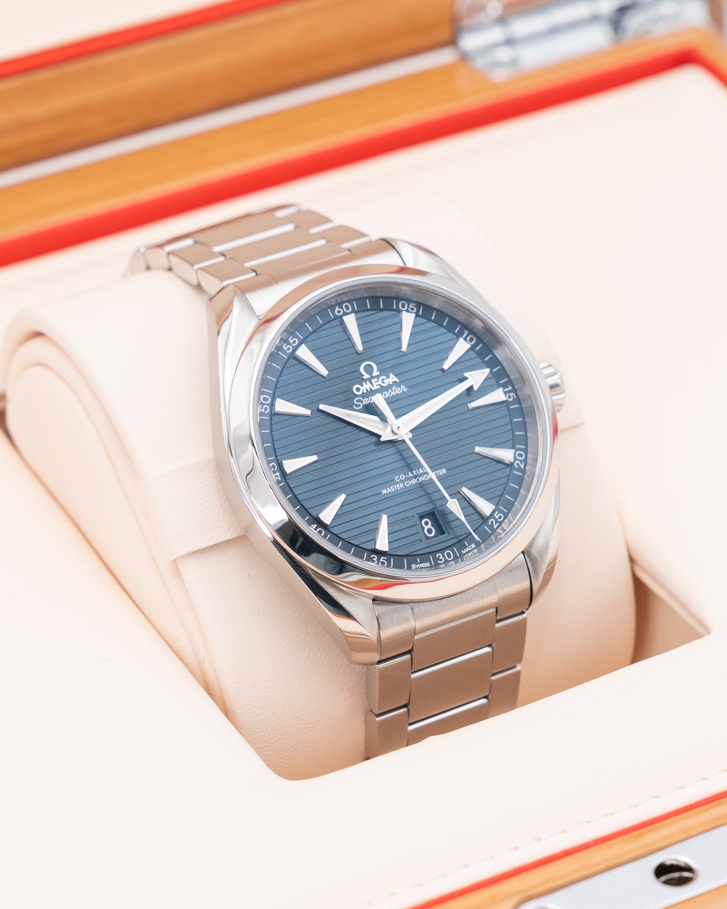 Omega Seamaster Aqua Terra 41mm 220.10.41.21.03.004 Blue Dial with Extra Strap 2020