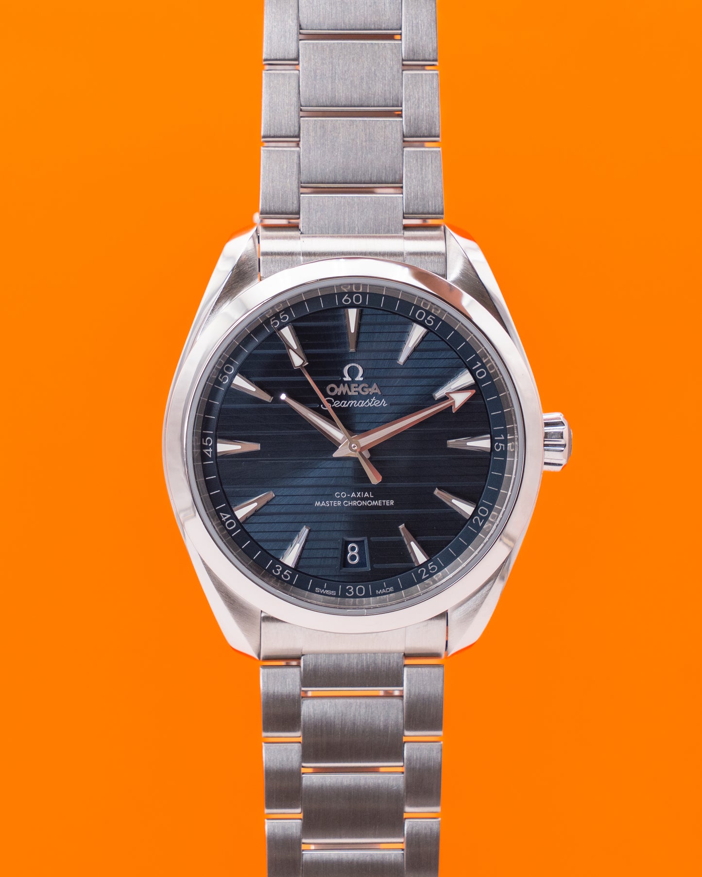 Omega Seamaster Aqua Terra 41mm 220.10.41.21.03.004 Blue Dial with Extra Strap 2020