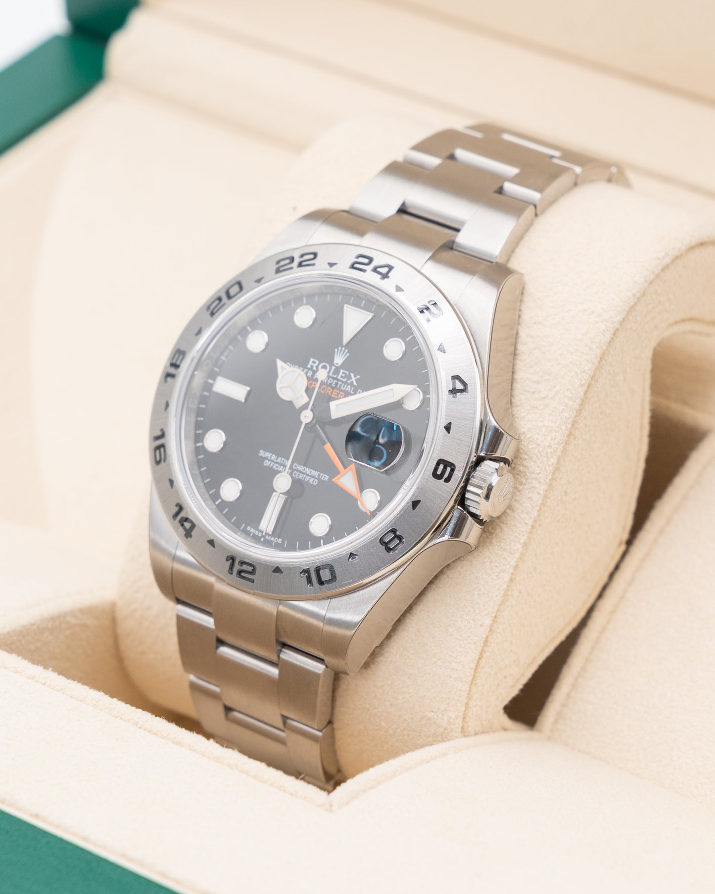 NOS UNWORN WITH STICKERS 2018 Rolex Explorer 42mm 216570 Black Dial 2018