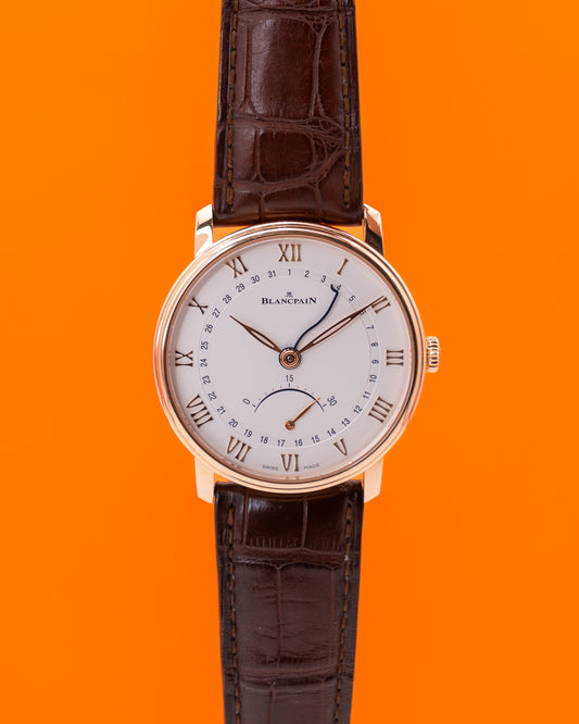 Blancpain Villeret Ultraplate Quantieme Seconde Retrograde 40mm 6653Q-3642-55B Red Gold 2019