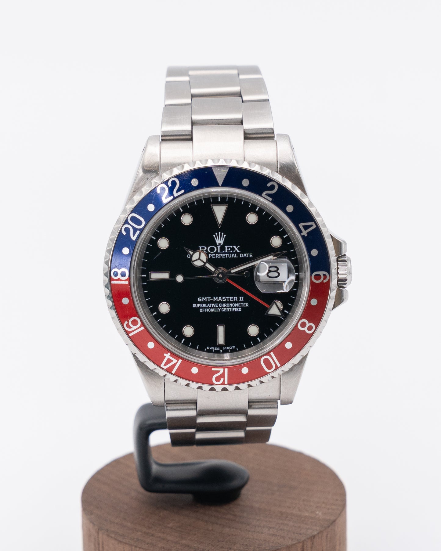 Rolex GMT Master II 40mm 16710 Pepsi K Serial