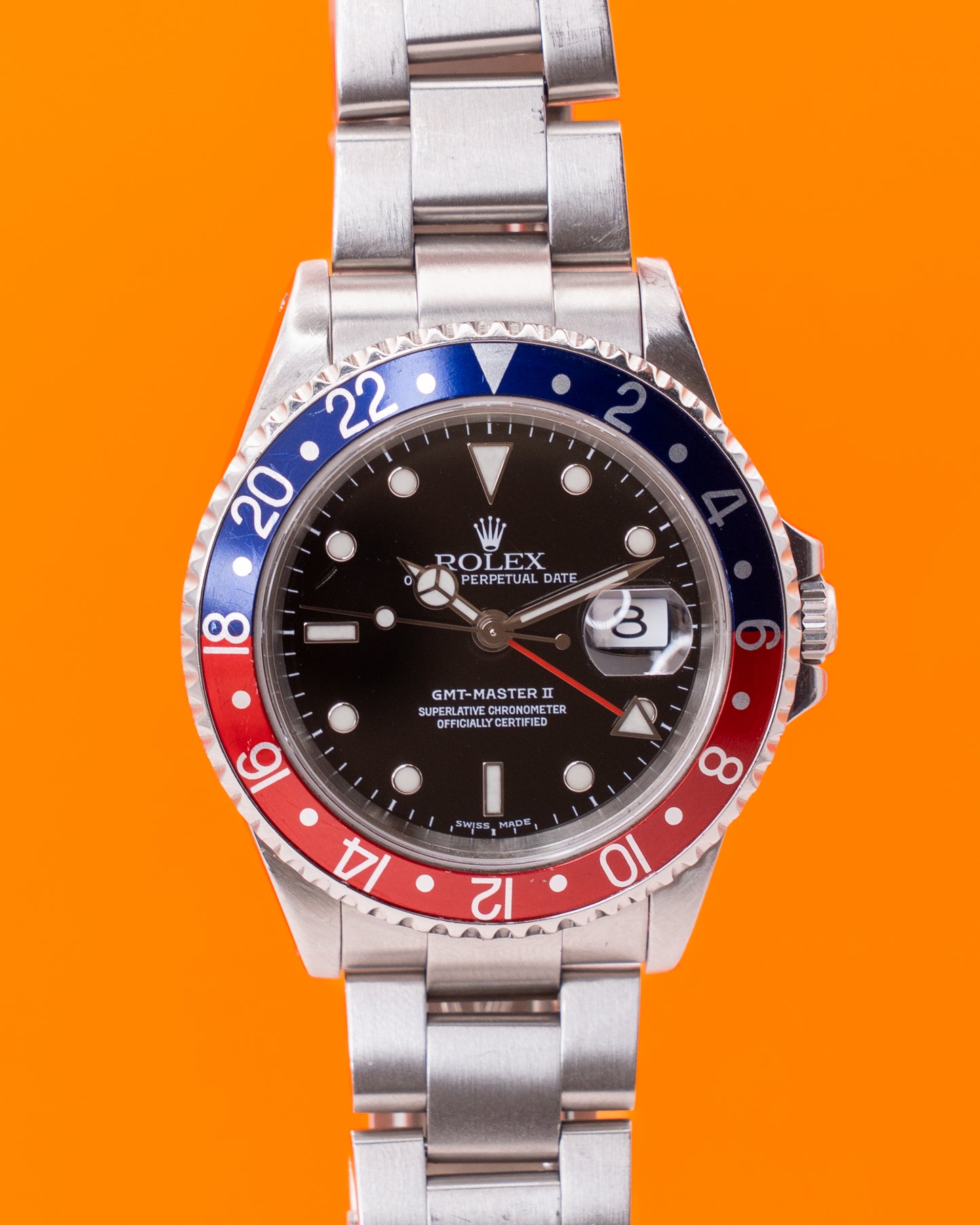 Rolex GMT Master II 40mm 16710 Pepsi K Serial