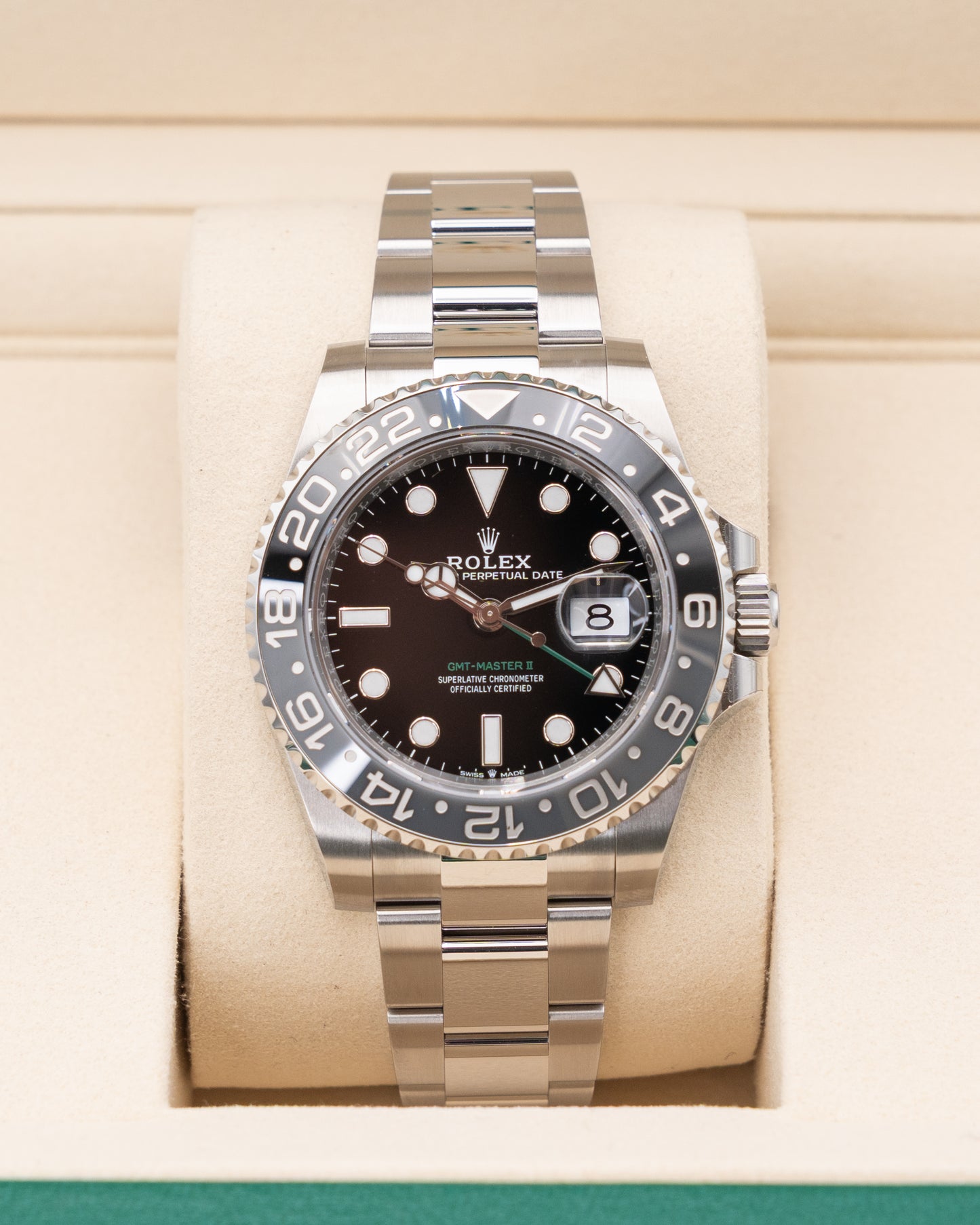 UNWORN Rolex GMT Master II 40mm 126710GRNR Bruce Wayne Oyster 2025