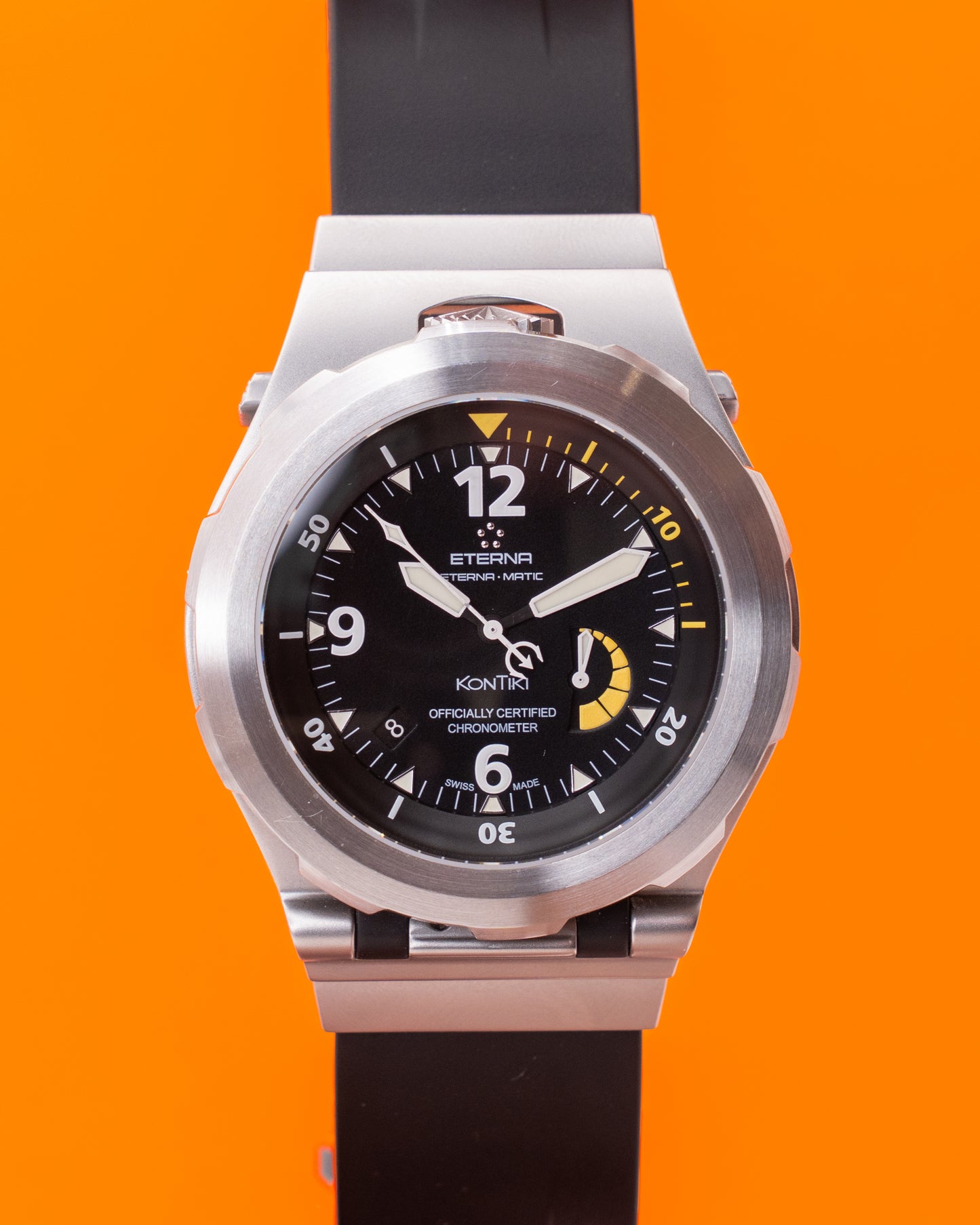 Eterna Kontiki 46mm 1594.44 Stainless Steel Diver
