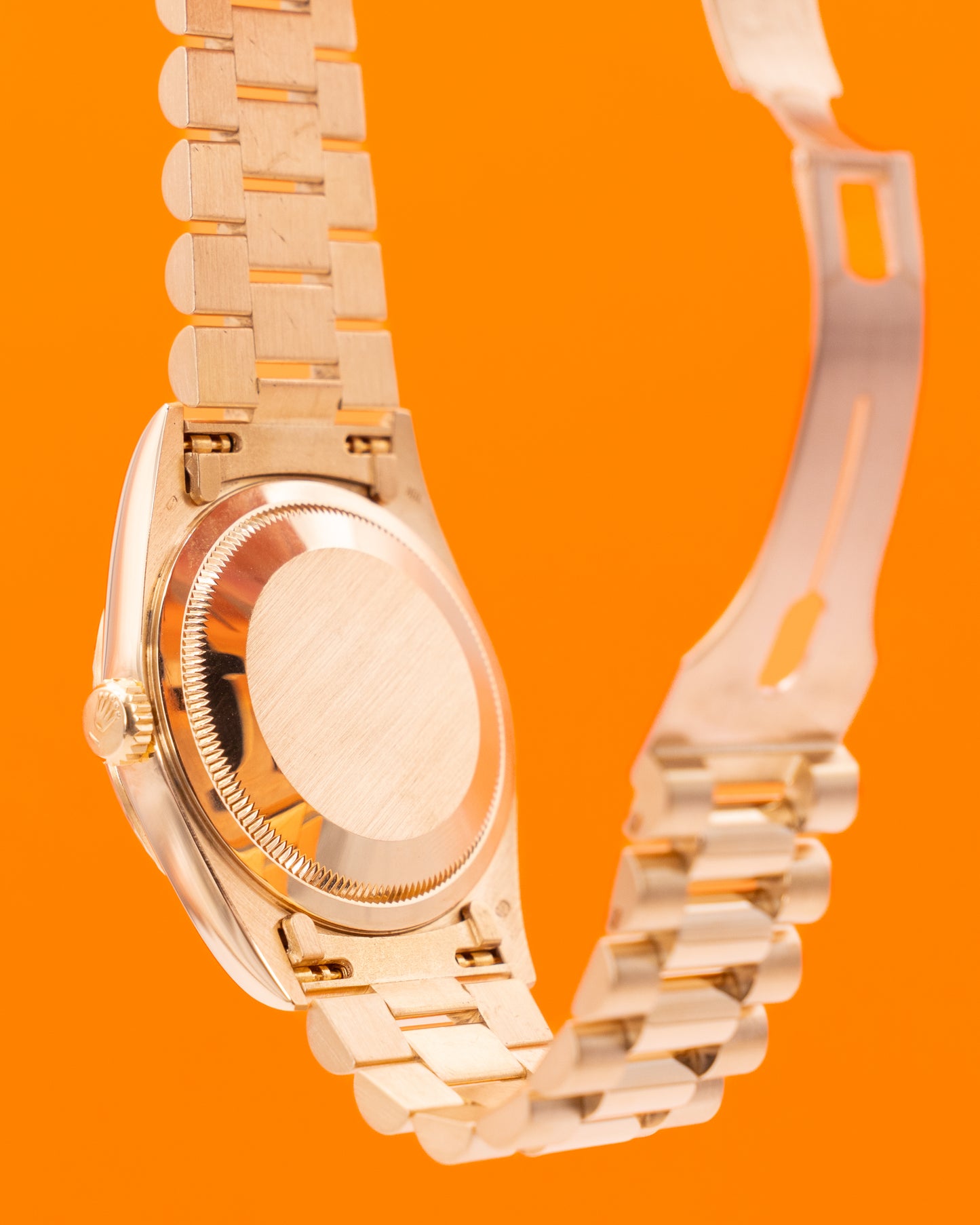 Rolex Day Date 36mm 18038 Yellow Gold Pyramid Dial