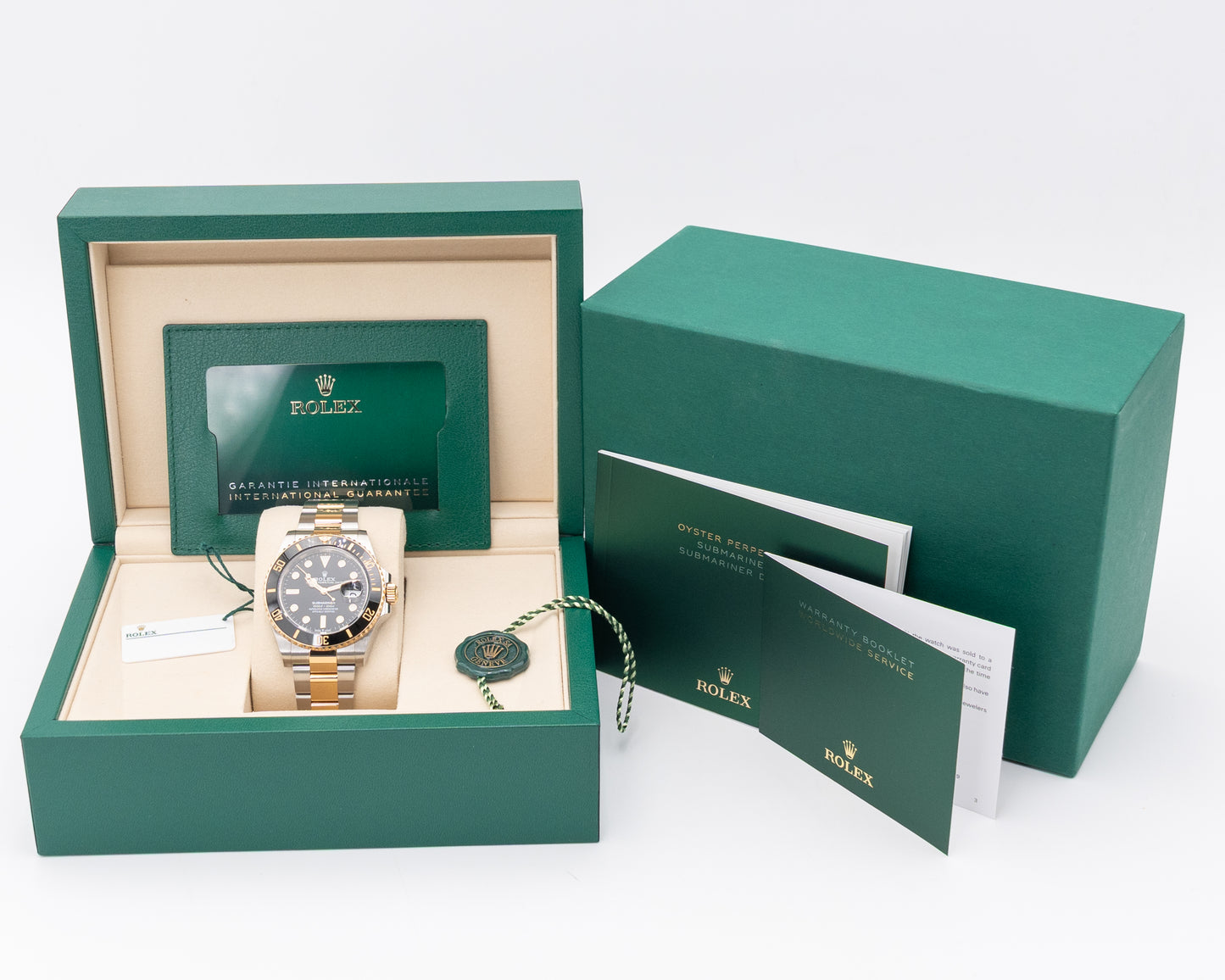 Rolex Submariner Date 41mm 126613LN Yellow Gold Two Tone Black Dial Ceramic 2025