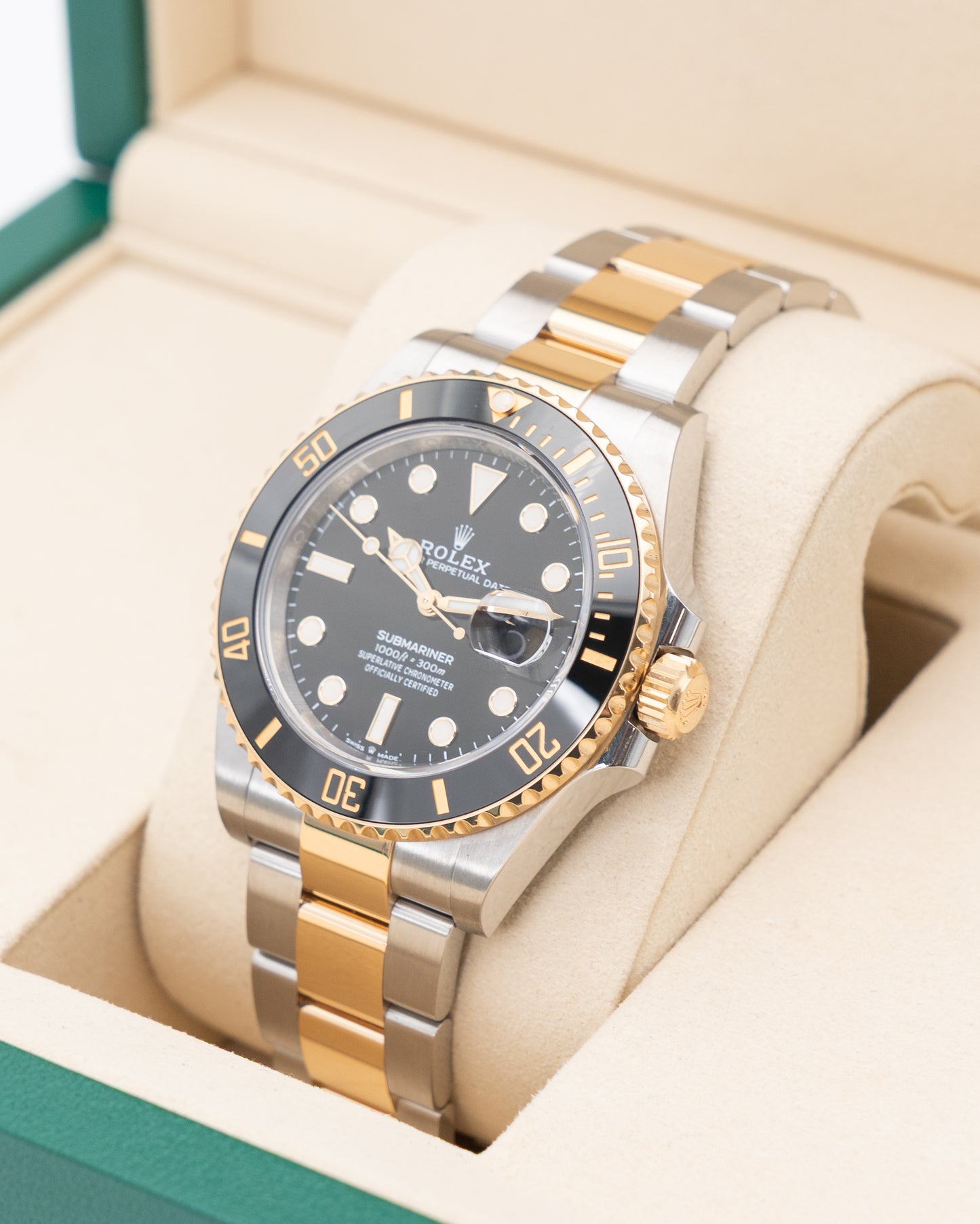 Rolex Submariner Date 41mm 126613LN Yellow Gold Two Tone Black Dial Ceramic 2025