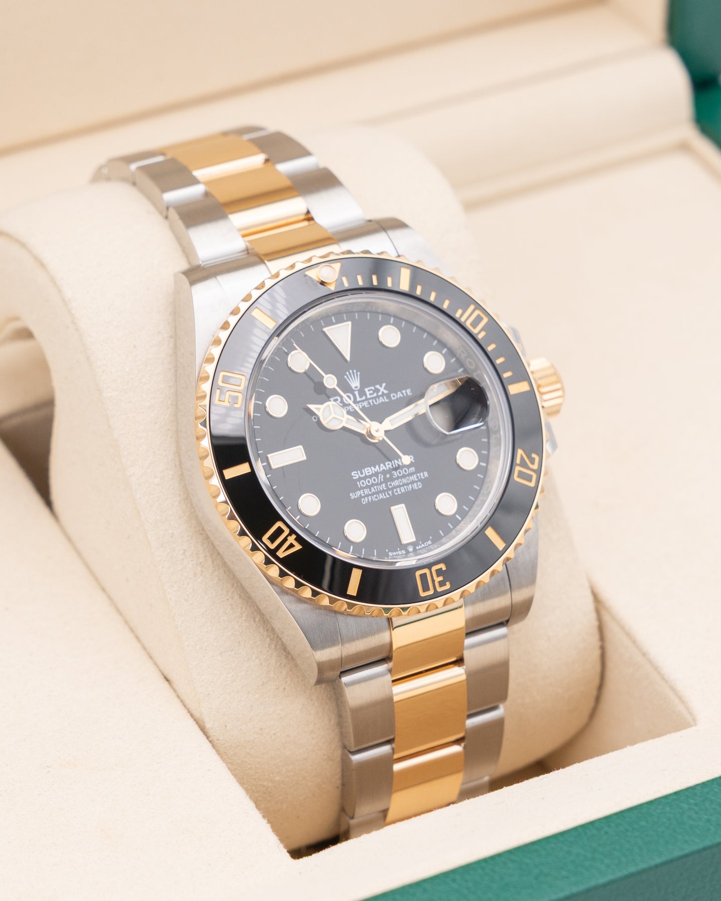 Rolex Submariner Date 41mm 126613LN Yellow Gold Two Tone Black Dial Ceramic 2025
