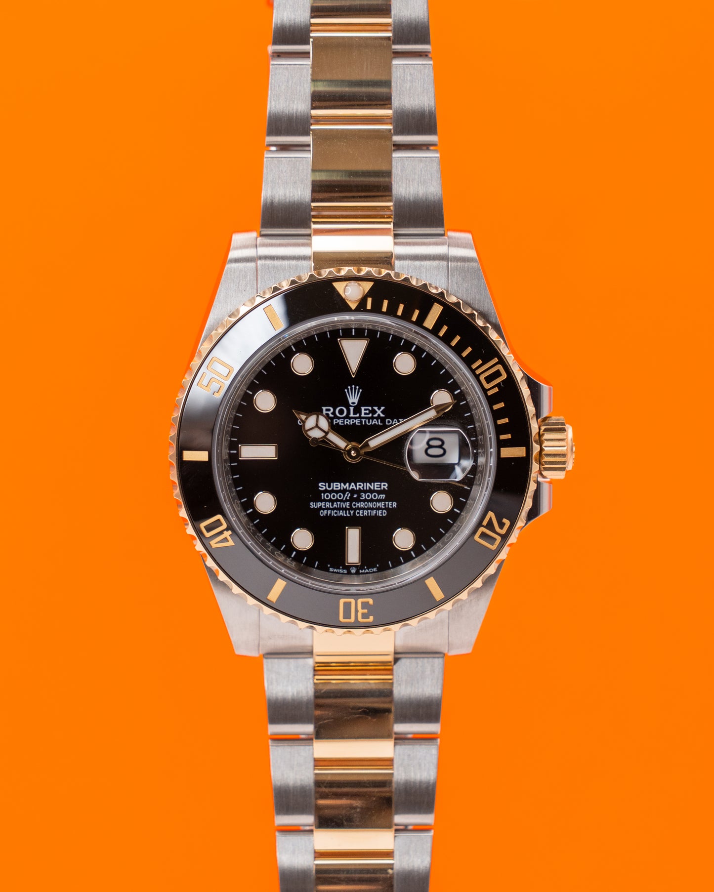 Rolex Submariner Date 41mm 126613LN Yellow Gold Two Tone Black Dial Ceramic 2025