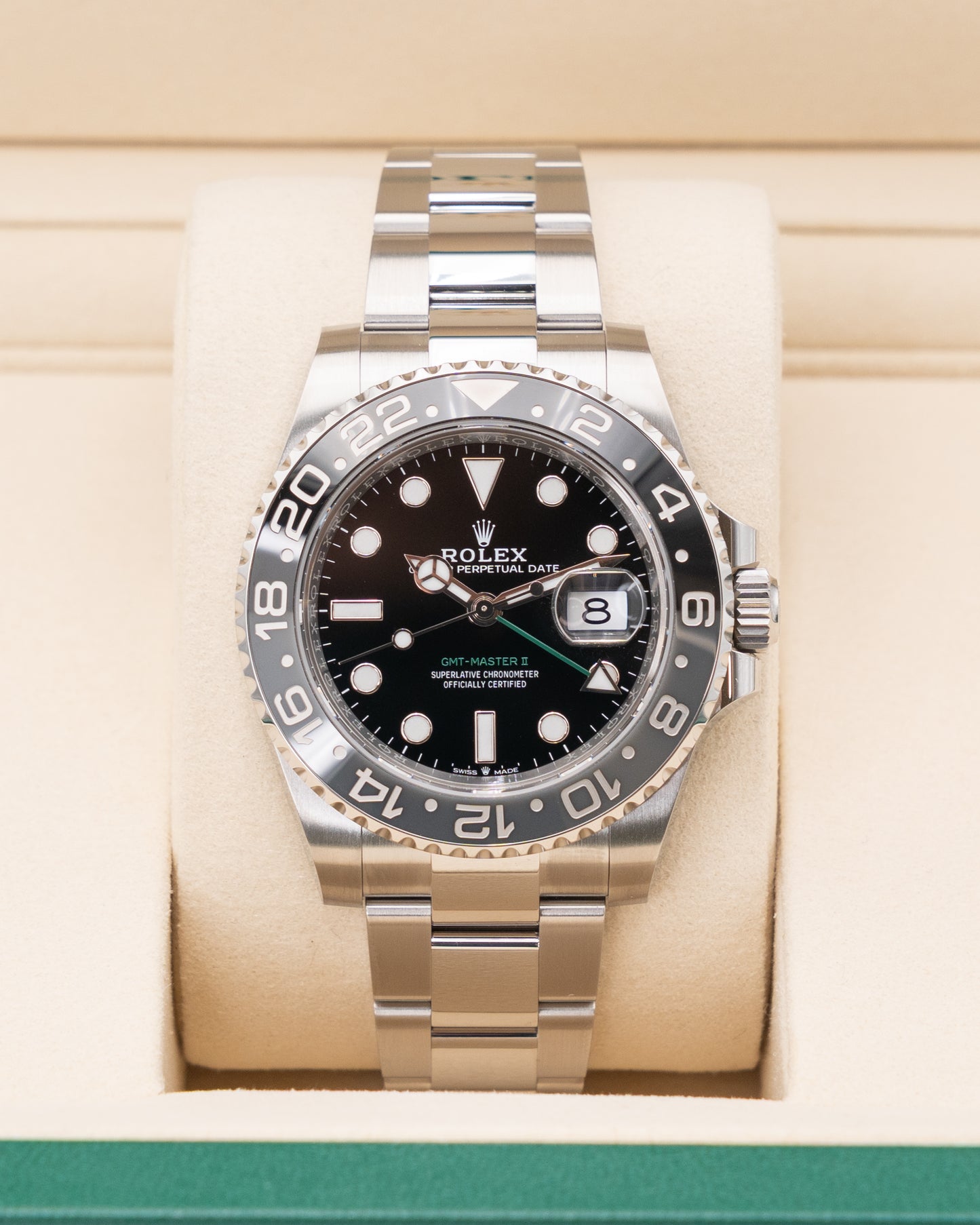 UNWORN 2025 Rolex GMT Master II 40mm 126710GRNR Bruce Wayne Oyster 2025