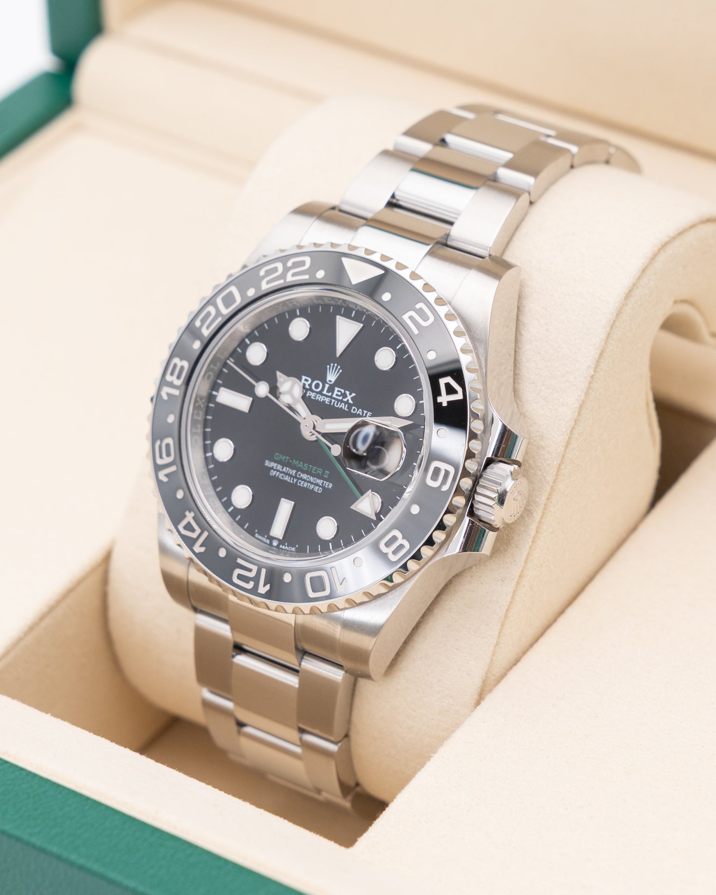UNWORN 2025 Rolex GMT Master II 40mm 126710GRNR Bruce Wayne Oyster 2025
