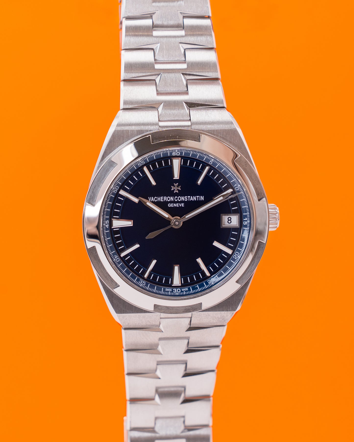 Vacheron Constantin Overseas 41mm 4500V/110A-B128 Blue Dial Time and Date 2018