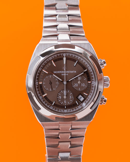 Vacheron Constantin 42.5mm 5500V/110A-B147 Brown Dial Chronograph and Date 2017