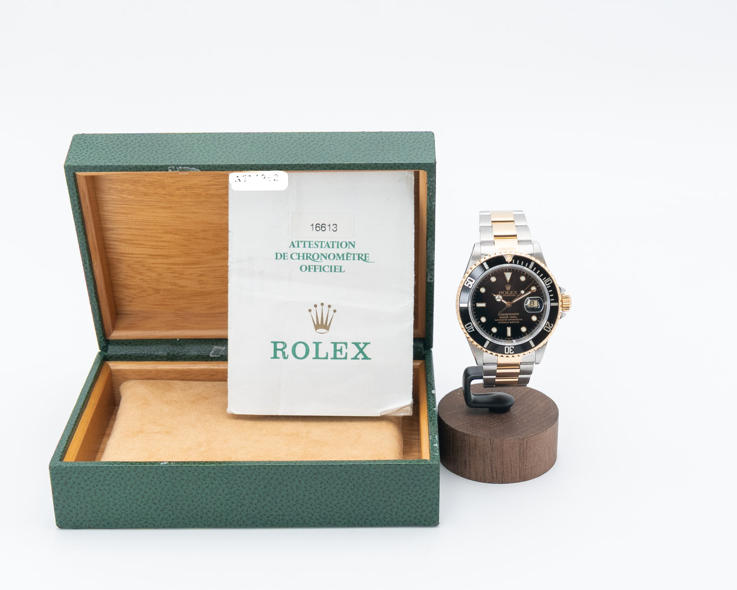 Rolex Submariner 16613 Date Two tone 40mm Black dial 2000