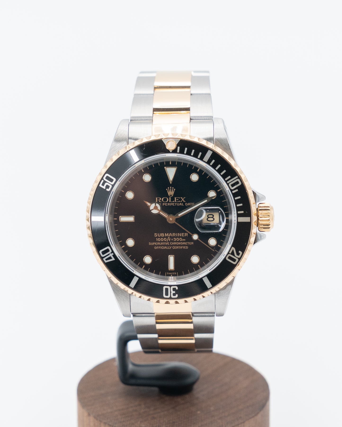 Rolex Submariner 16613 Date Two tone 40mm Black dial 2000