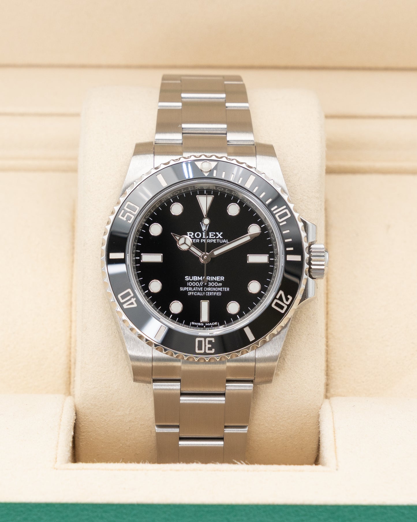 Rolex Submariner 40mm 114060 No Date Black Ceramic 2019
