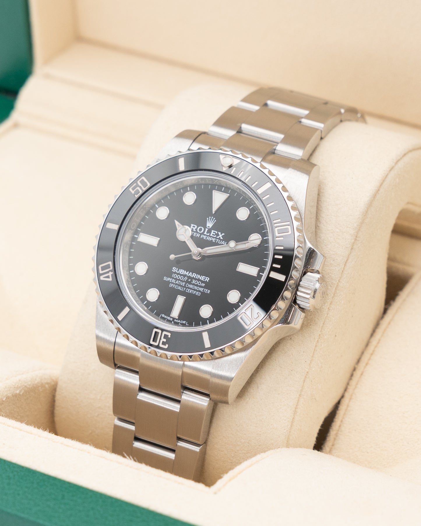 Rolex Submariner 40mm 114060 No Date Black Ceramic 2019