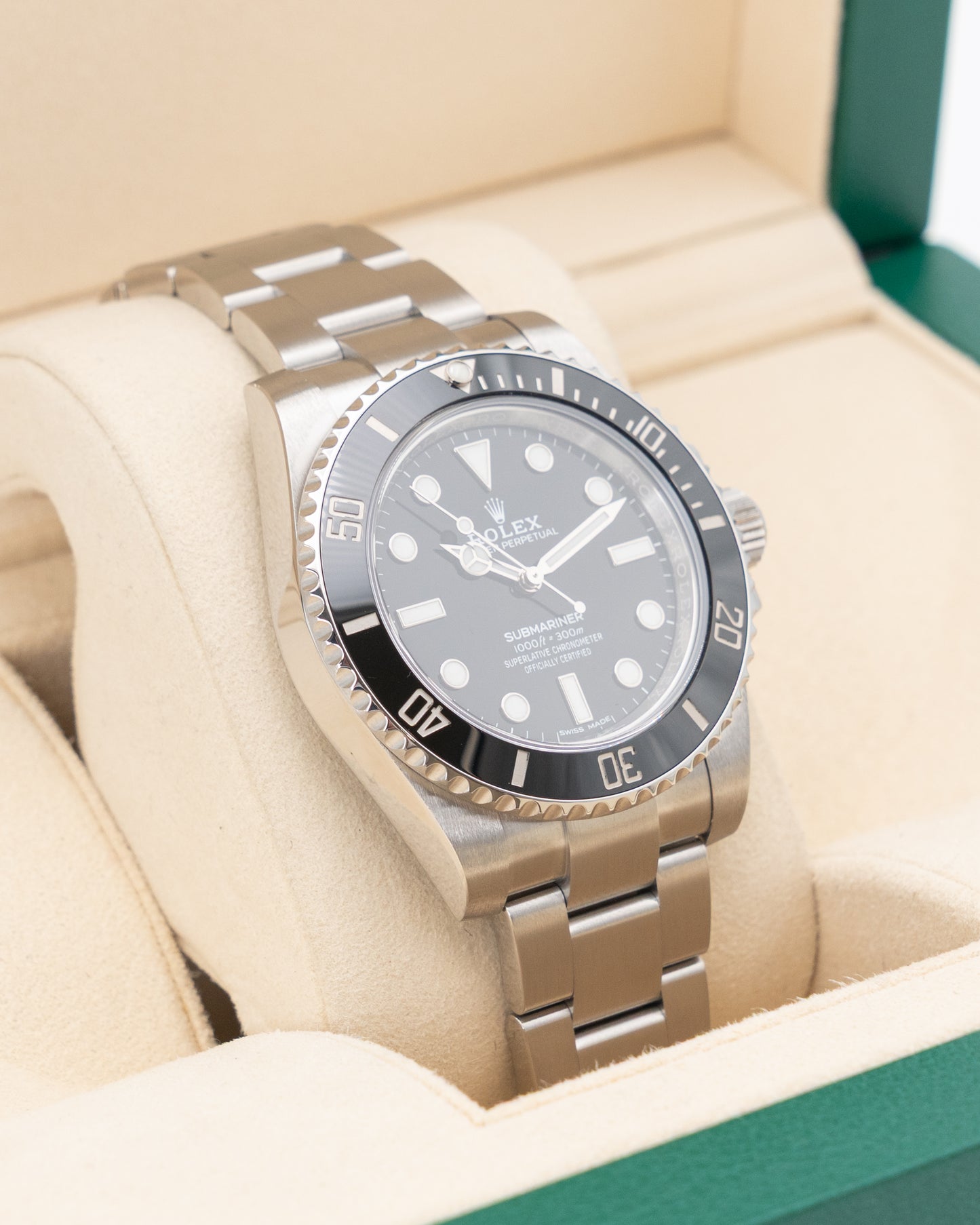 Rolex Submariner 40mm 114060 No Date Black Ceramic 2019