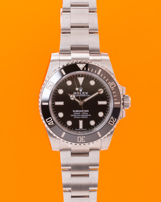 Rolex Submariner 40mm 114060 No Date Black Ceramic 2019