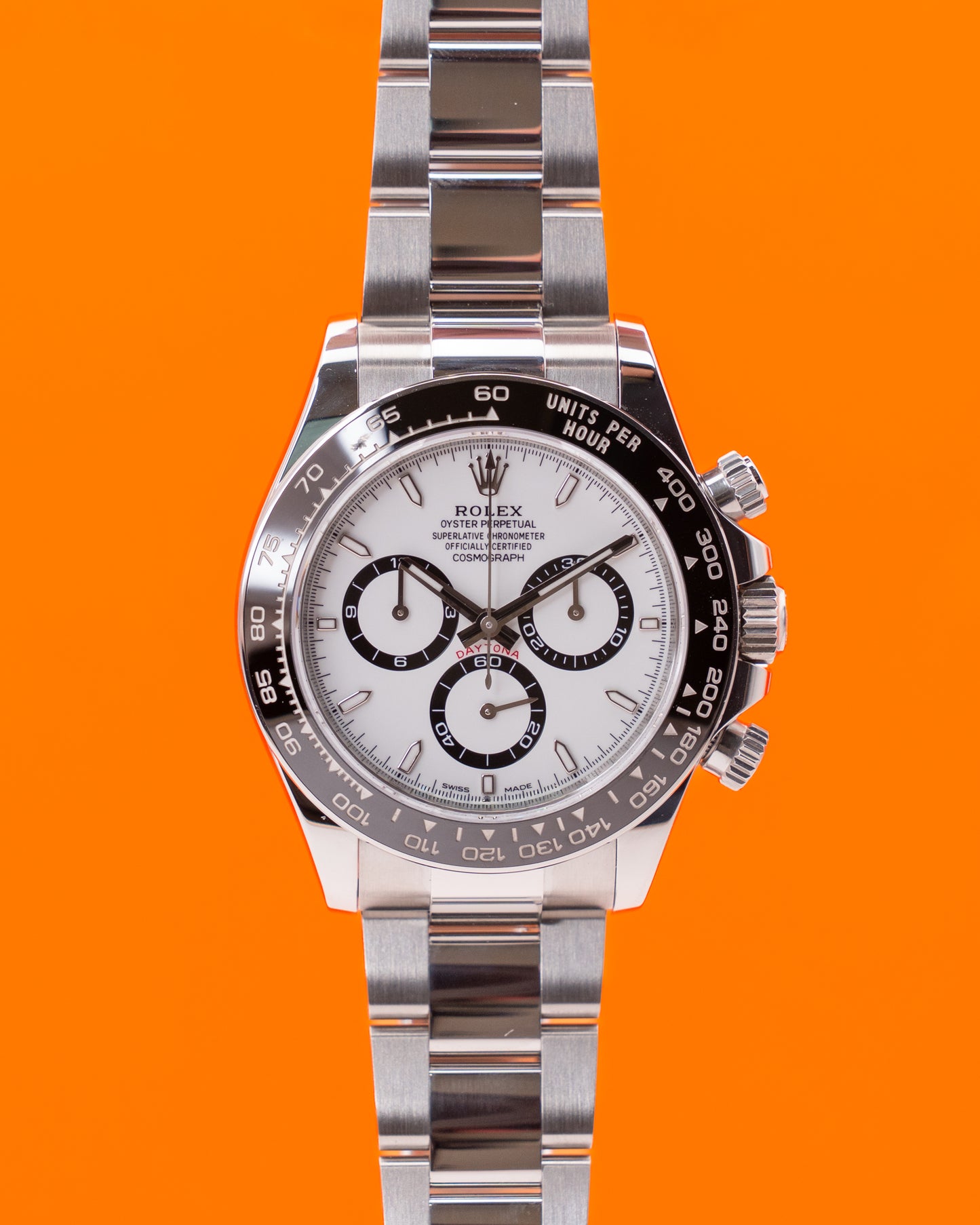 Rolex Daytona 40mm 126500LN White Dial Panda 2024