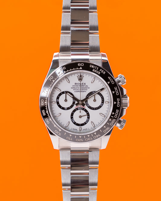 Rolex Daytona 40mm 126500LN White Dial Panda 2024