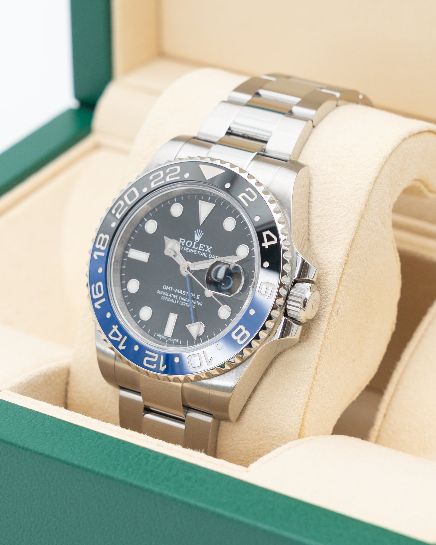 Rolex GMT Master II 40mm 116710BLNR Batman on Oyster 2016