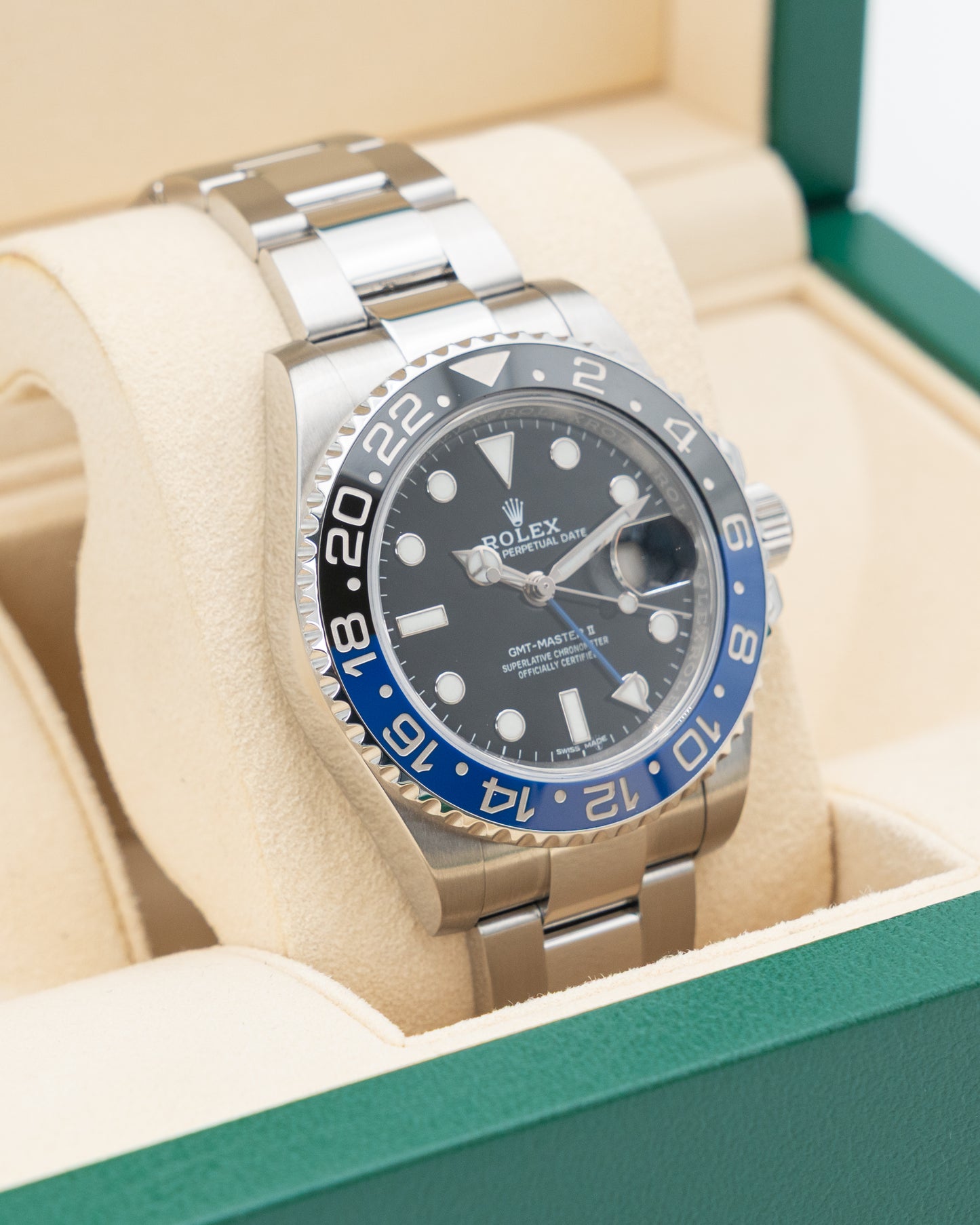 Rolex GMT Master II 40mm 116710BLNR Batman on Oyster 2016