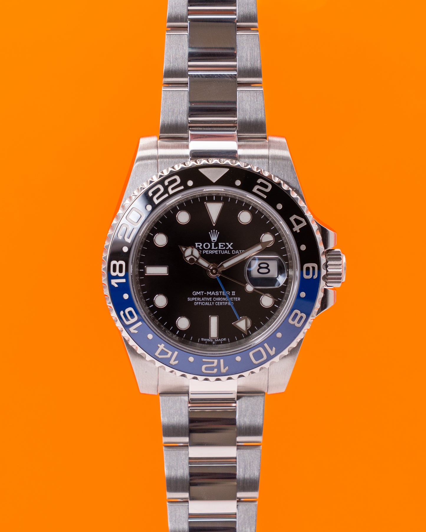 Rolex GMT Master II 40mm 116710BLNR Batman on Oyster 2016