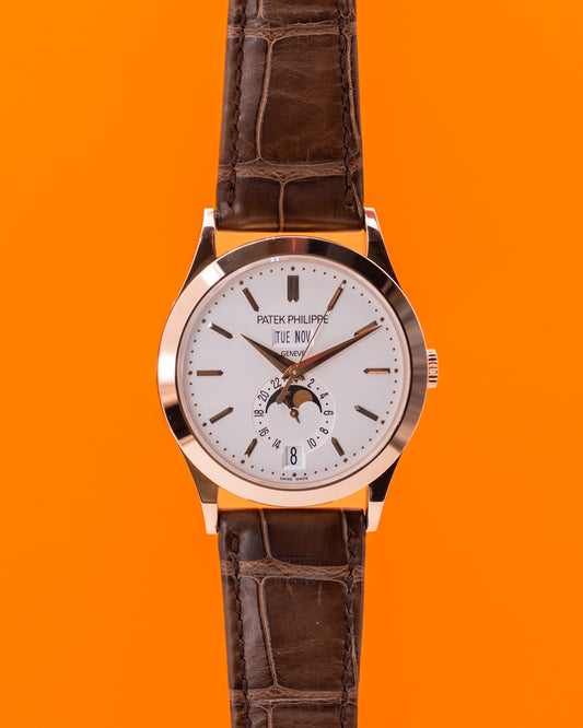 Patek Philippe Annual Calendar 38.5mm 5396r-011 Rose Gold Silver Dial 2020