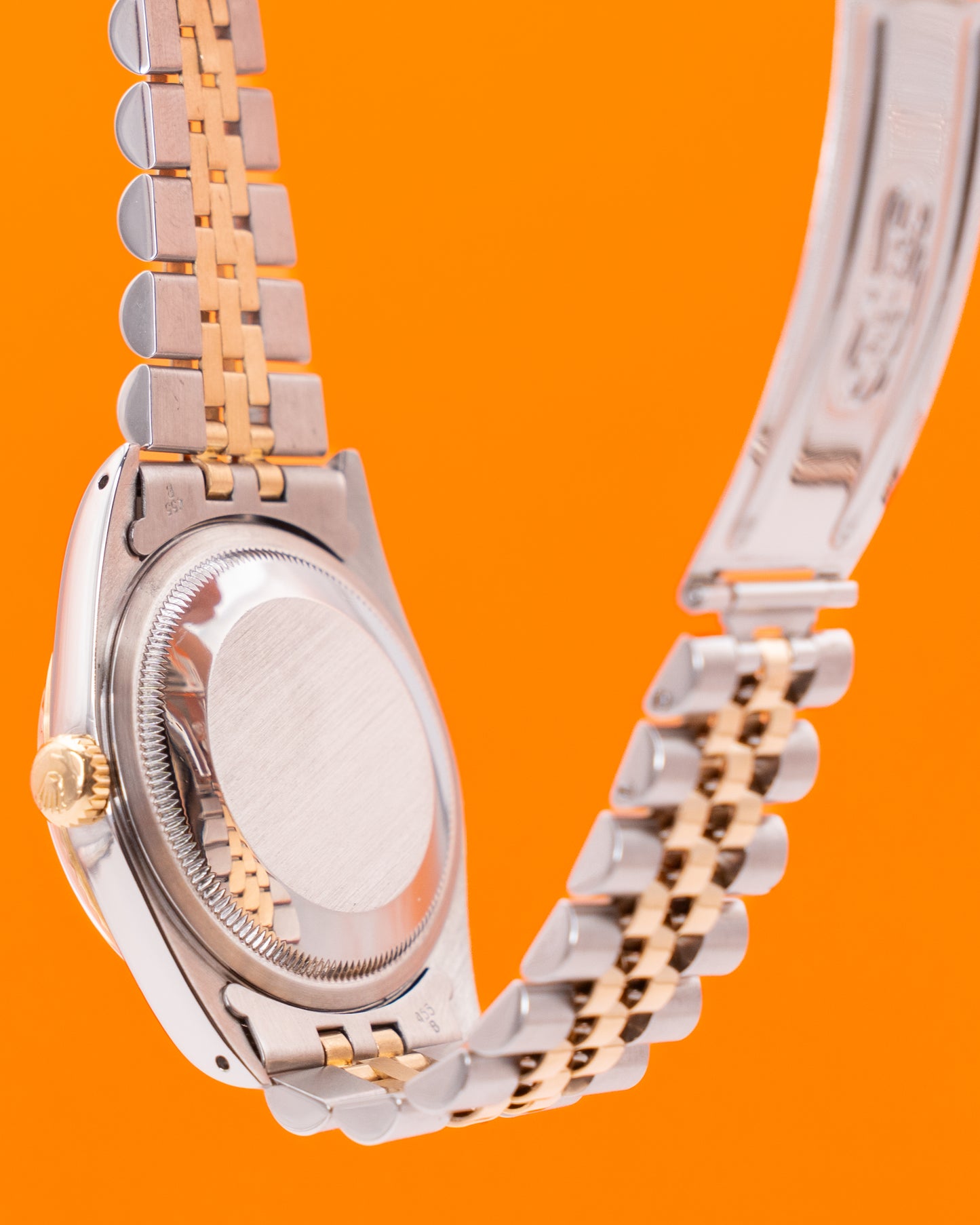 Rolex Datejust 36mm 16233 Champagne Arabic Dial Two Tone Jubilee