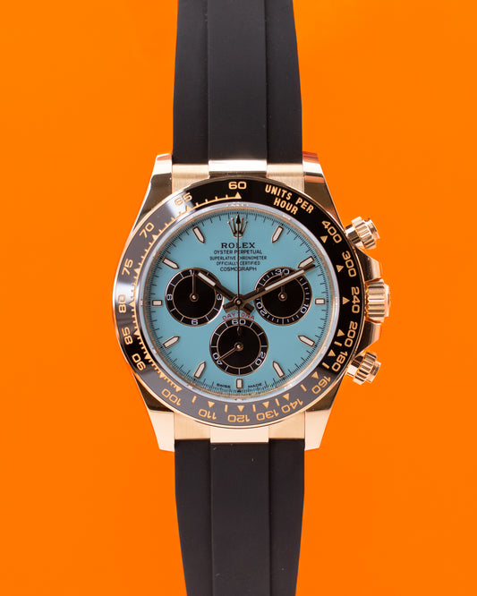 UNWORN Rolex Daytona 40mm 126518LN Yellow Gold Turquoise Dial Oyster Flex 2025