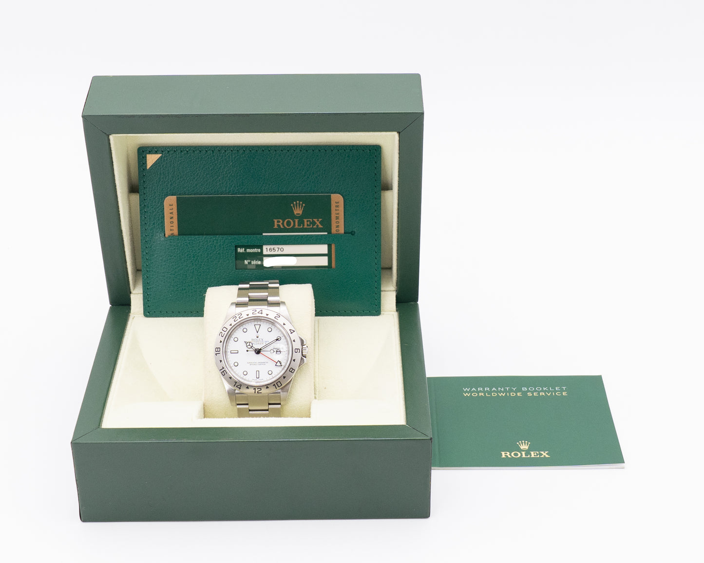 Rolex Explorer II 40mm 16570 Superluminova 3186 Movement 2007