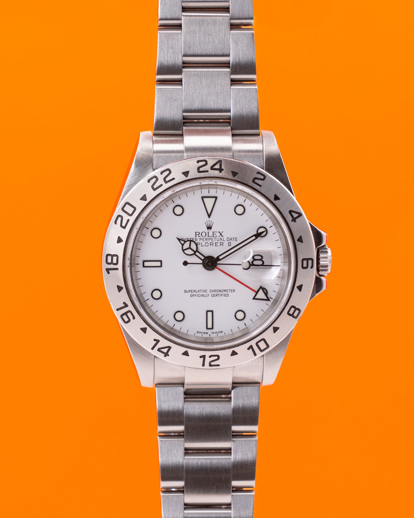 Rolex Explorer II 40mm 16570 Superluminova 3186 Movement 2007