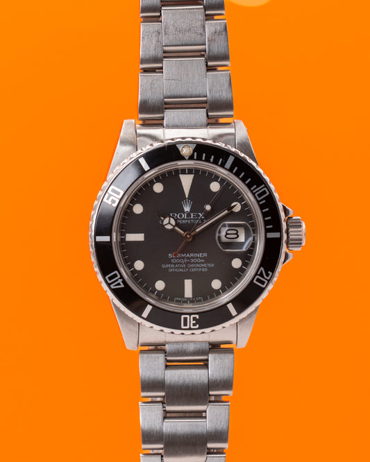 Rolex Submariner Date 40mm 16800 Faded Black Dial