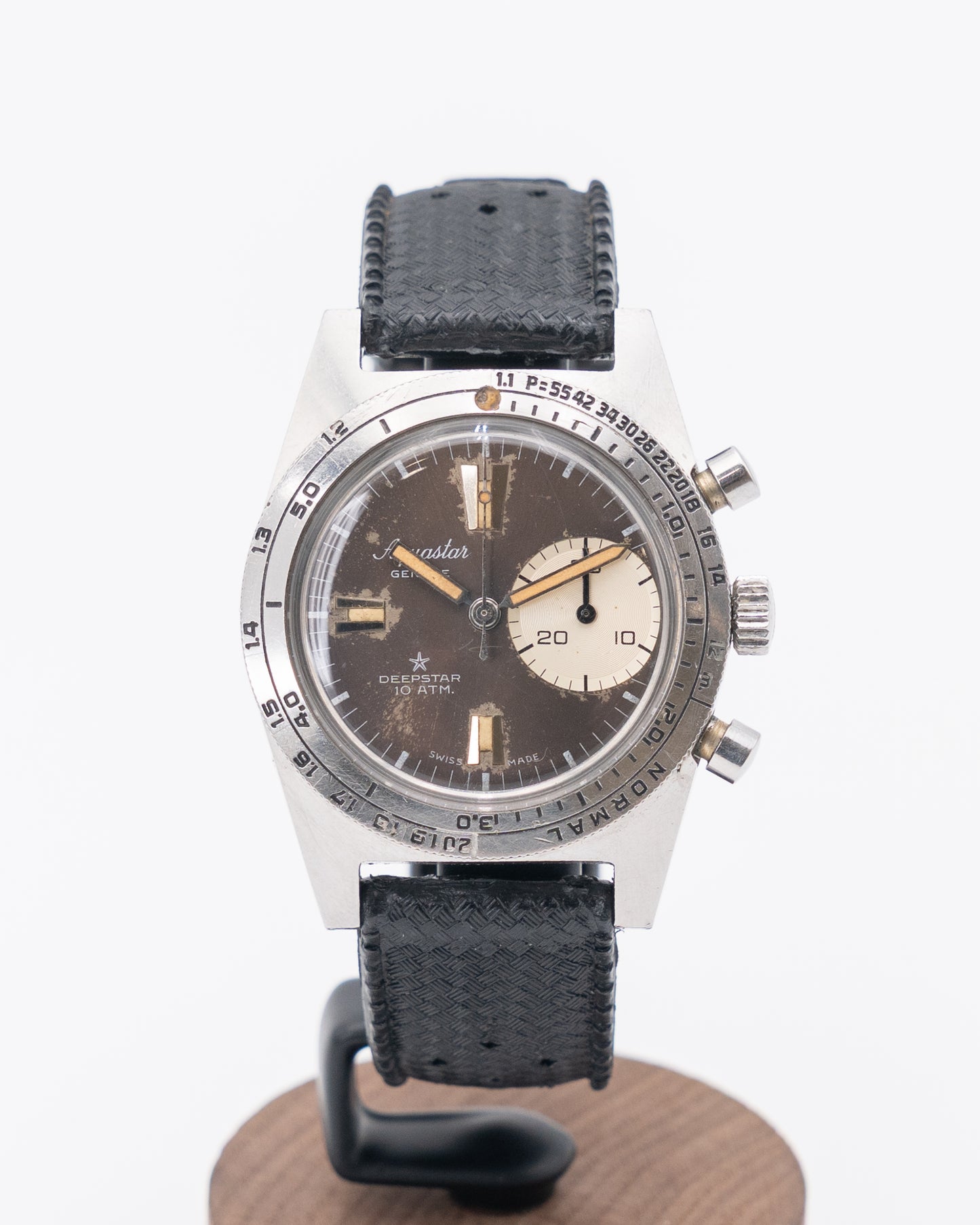 Aquastar Deepstar Big Eye Chronograph 37mm